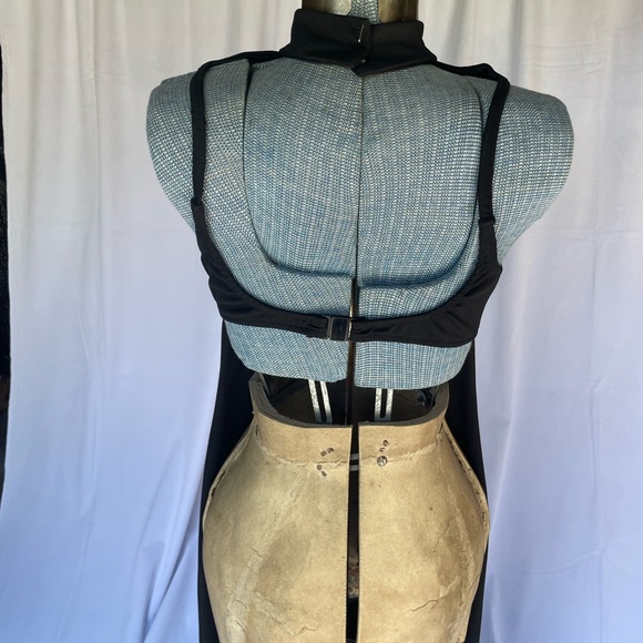 Vintage 1970’s Jack Hartley Black Bell Bottom Jumpsuit - Picture 3 of 4